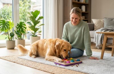 Hund zu Hause beschäftigen: Ideen gegen Langeweile