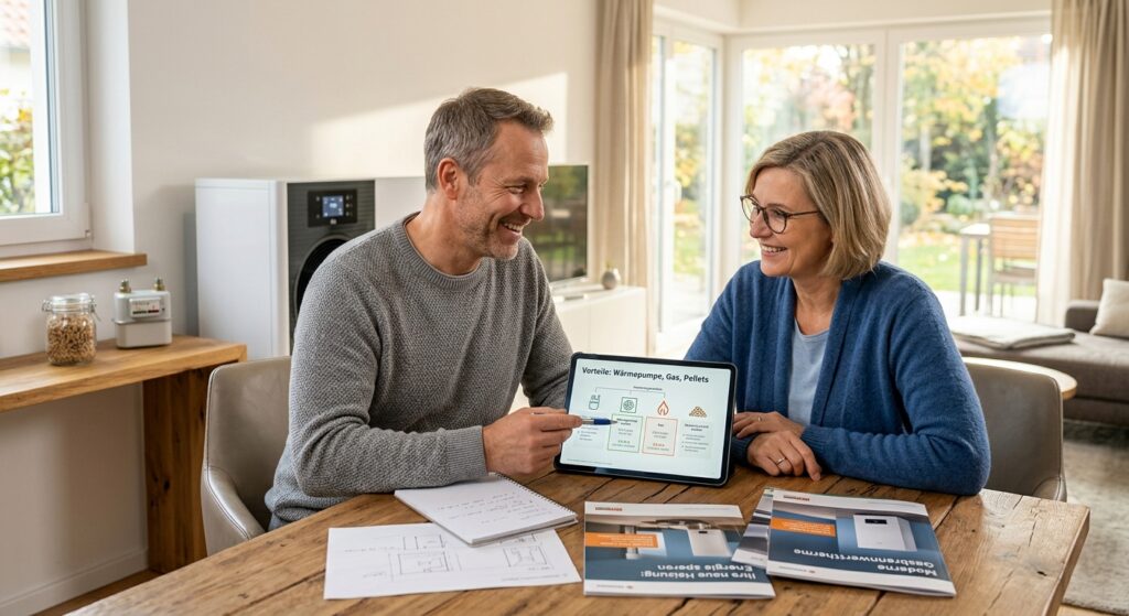 Heizung modernisieren: Wärmepumpe, Gas oder Pellets?