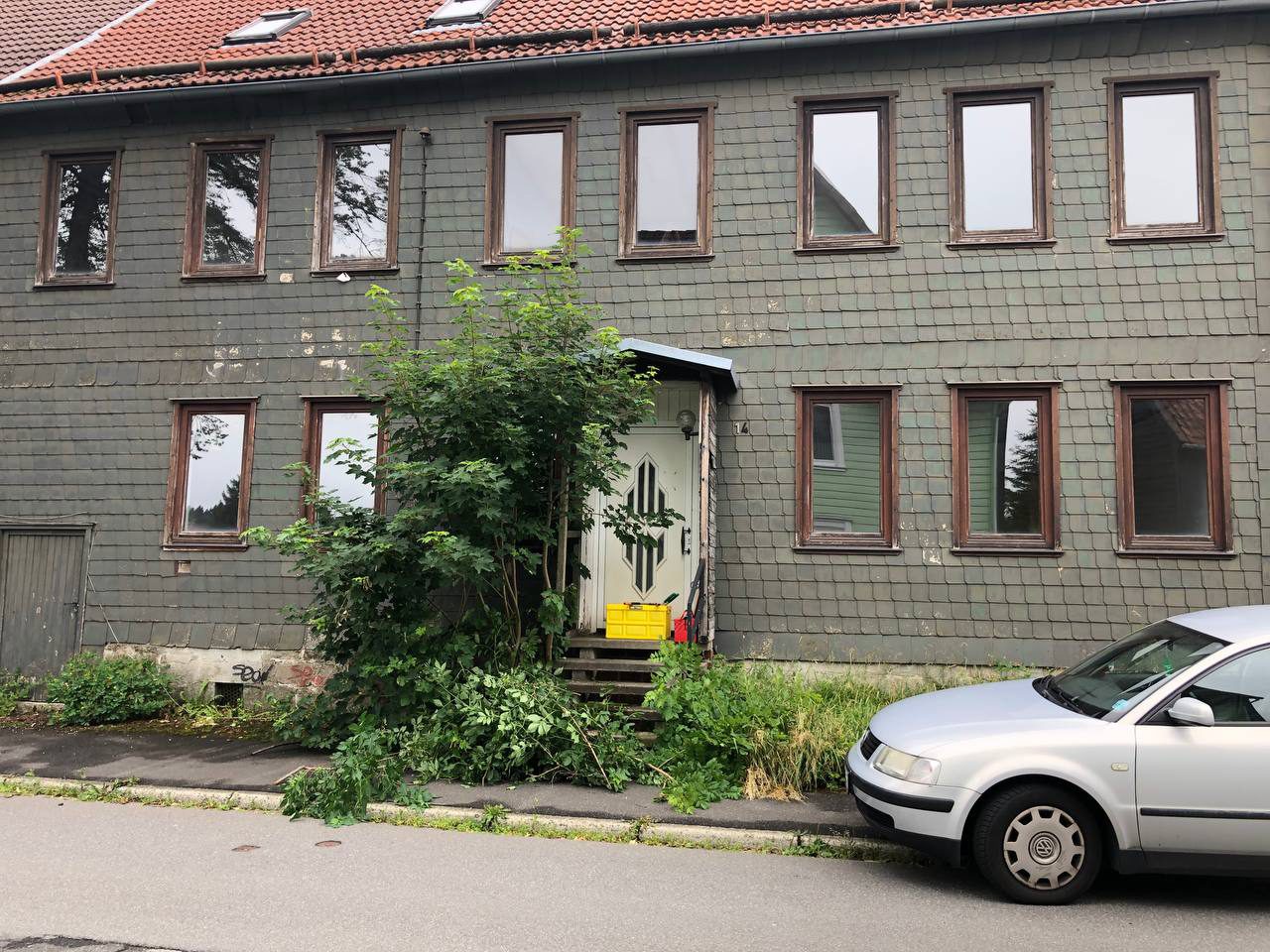 Schrottimmobilie Bergstr. 14 Clausthal-Zellerfeld vor der Sanierung