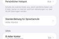iPhone Einstellungen Mobilfunk: physische SIM und eSIM gleichzeitig aktiv